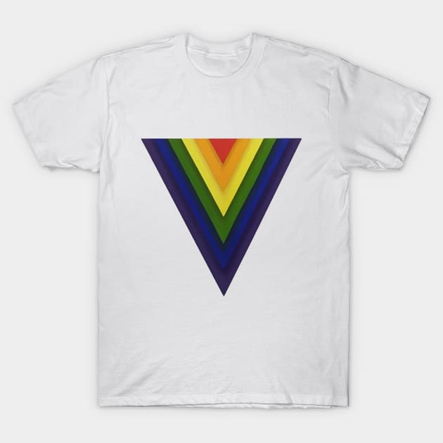 Pride Triangle T-Shirt by lupeirwin_